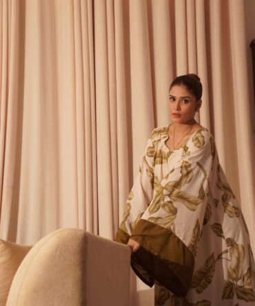 Bohemian Printed Kaftan Set