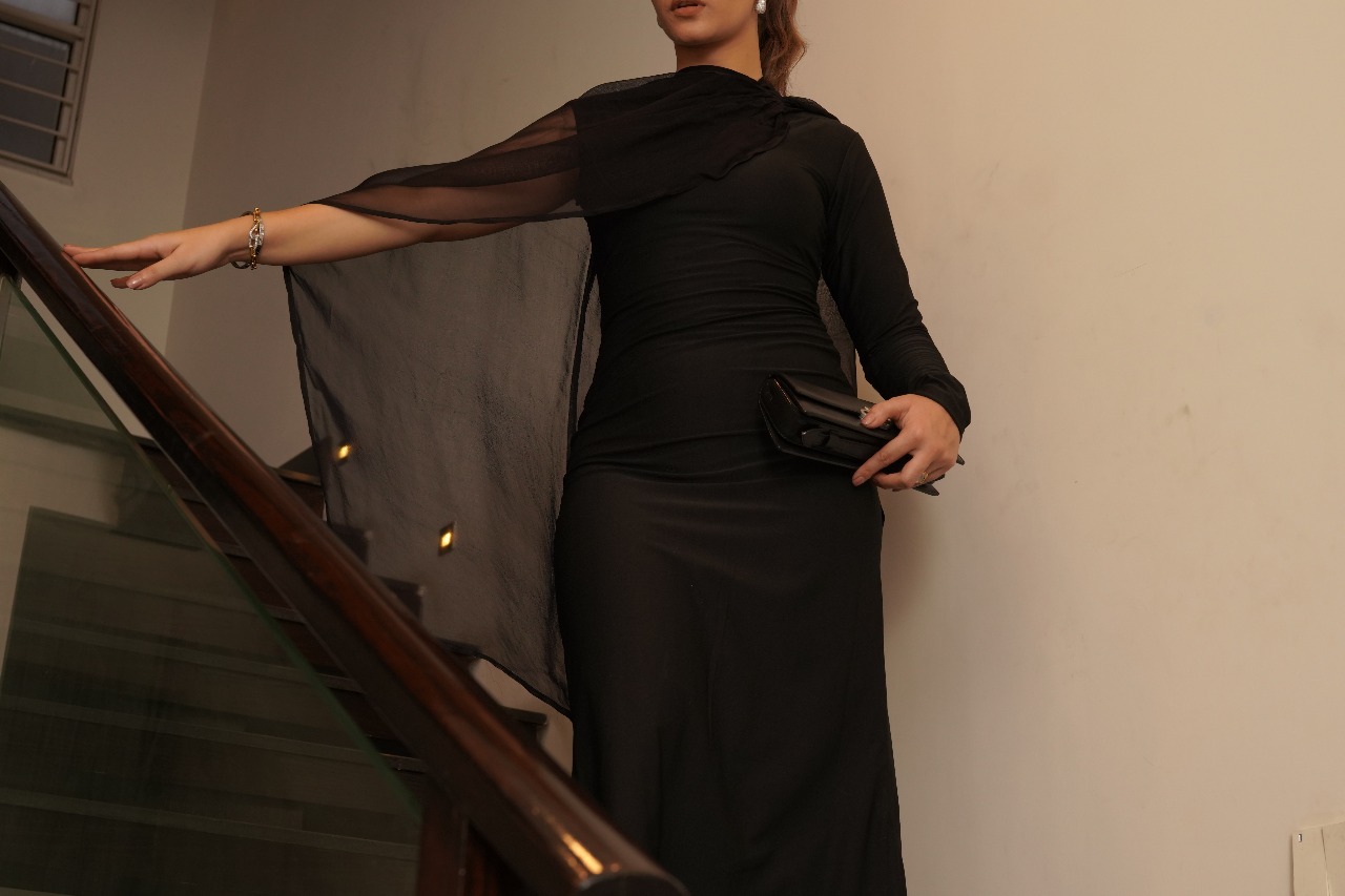 Stary Black Bodycon set