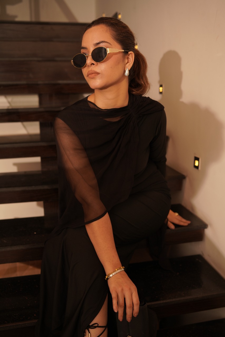 Stary Black Bodycon set